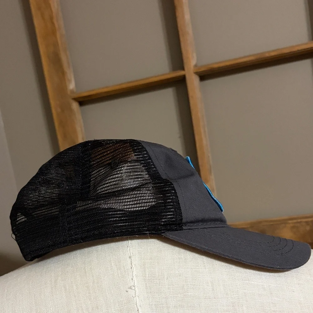 Black Trucker Hat with Colorful Colorado Patch